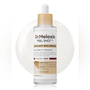Dr. Melaxin Peel Shot Exfoliating Rice Ampoule NWT